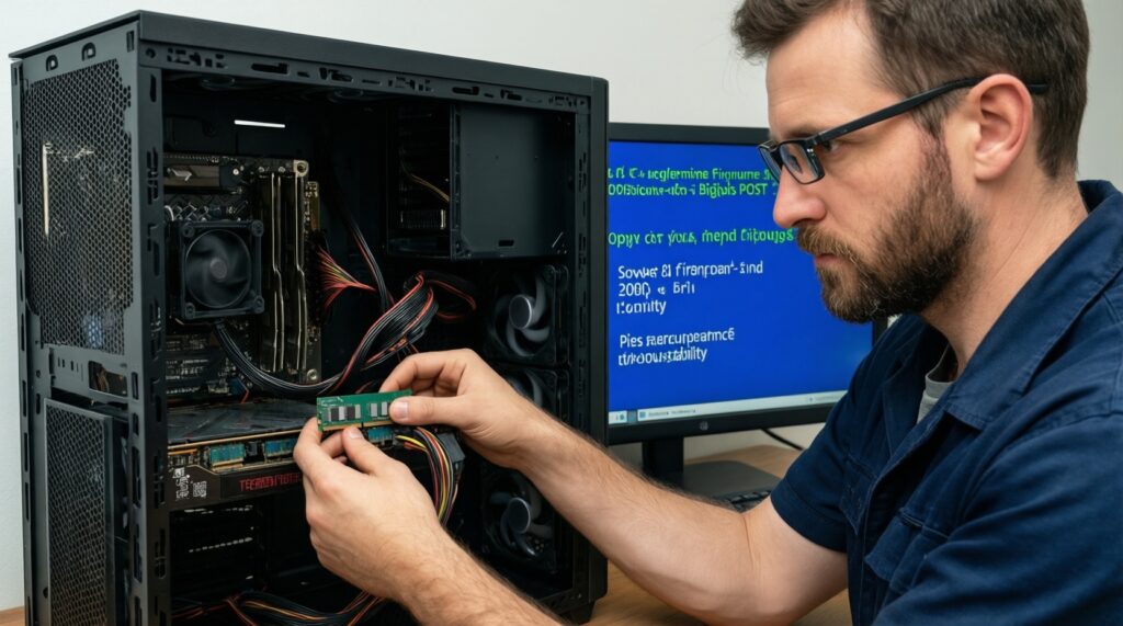 - เช็กลิสต์ทดสอบหลังอัปเกรด/ซ่อม: stress test, SMART, memtest และการเฝ้าดูอุณหภูมิ - иллюстрация