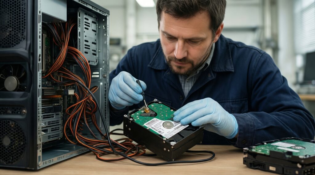 - อัปเกรด SSD ในโน้ตบุ๊ก (SATA vs NVMe): วิธีเลือก ย้ายระบบ และตั้งค่าให้เร็วขึ้น - иллюстрация